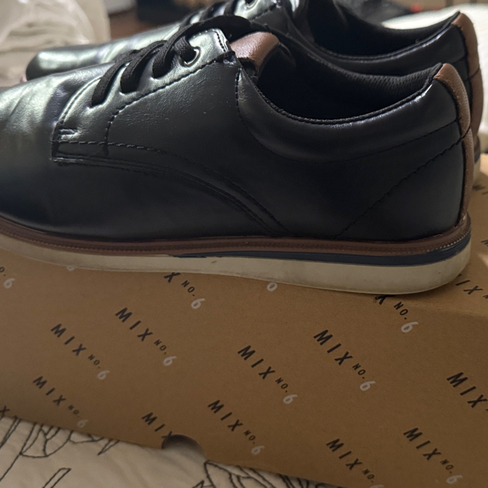 Boy’s Mix No. 6 Black Oxford Dress Shoes -GUC size 7 - Picture 9 of 13
